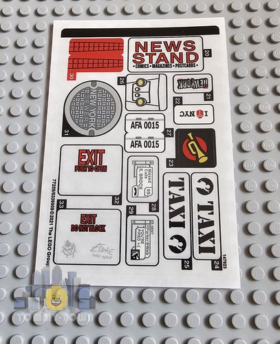 Lego super heroes - super, sticker