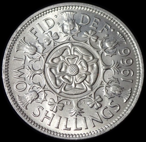 Two shillings 1966 - two,
