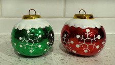 Christmas Ball Ornament Red &