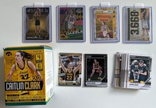 2024 Panini Caitlin Clark Collection + Raining 3s Vortex 095/399 + Razzle Dazzle