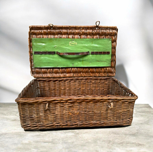 Coracle wicker leather - wicker,