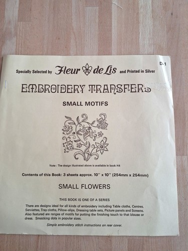Vintage embroidery transfers - embroidery,