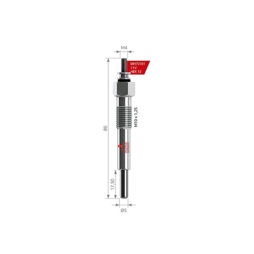 Glow plug for vauxhall corsa - plug,