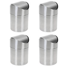 4X Stainless Steel Table Trash