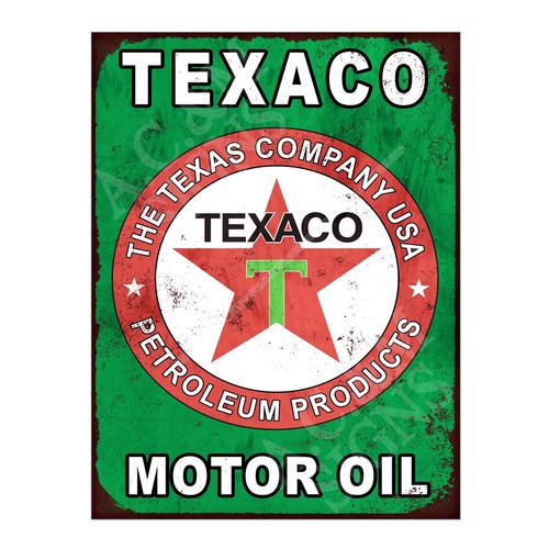 Metal tin sign - tin, garage