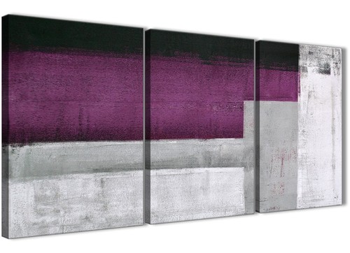 Piece purple grey painting - piece,