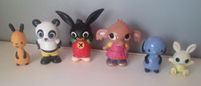 CBEEBIES BING Bunny Figures Bundle x 6 Bing, Sula, Flop, Pando, Amma and Charlie