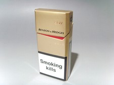 EMPTY B&H BENSON & HEDGES GOLD