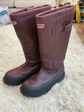 Hunter Crown leather boots size 10