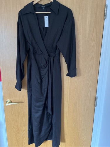 Karen millen black wrap - black,