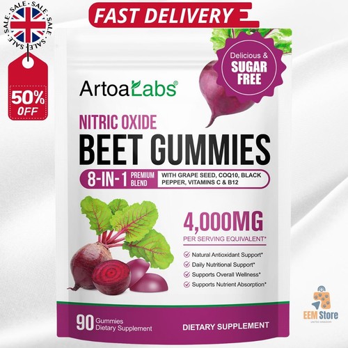 Beet root gummies nitric - beet, oxide