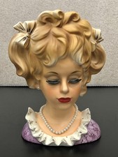 Vtg INARCO Japan Lady Head 7"