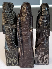 3 Black Shoushan Stone Chop