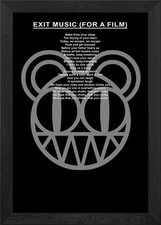 lyric radiohead Framed Wall Art Poster Canvas Print Picture