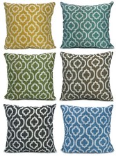 Chenille Moroccan Cushions Diagona Scatter Cushions or Covers 17"X17"