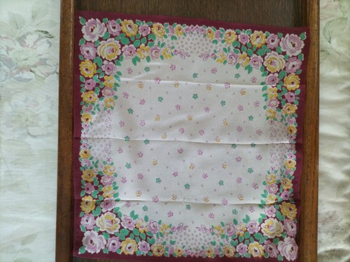 C1940s vintage handkerchief - c1940s,