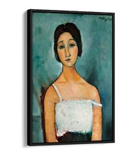 AMEDEO MODIGLIANI, CHRISTINA -FLOAT EFFECT CANVAS WALL ART PIC PRINT