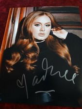 *Autographed ADELE signed beautiful 8x10" photo + 2 COAs*