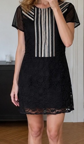 Jack wills black lace mini - wills,