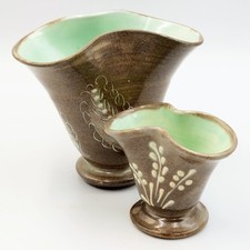 Pair of Fishley Holland Studio