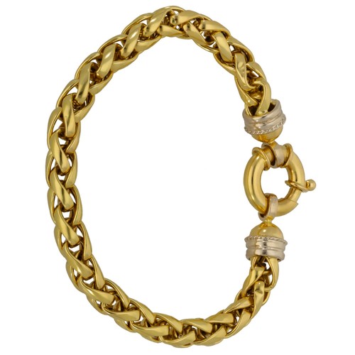 18ct gold bracelet 06g - gold,