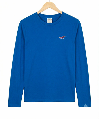 Hollister men blue crew - blue,