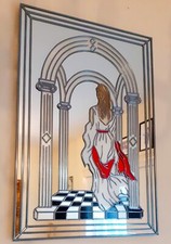 Stained glass Mirror Unique