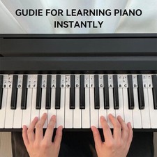 Removable Piano Keyboard Note