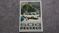 PEUGEOT 504 ESTATE 12 PAGES