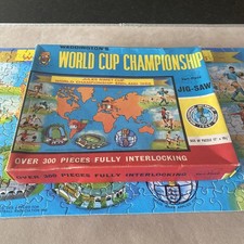 Rare*Waddington’s*Boxed*World Cup 1966 England Football*Jigsaw World Cup Willie