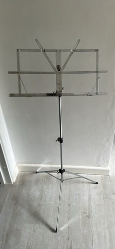 Music stand metal portable - music,