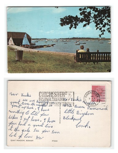 Postcard bosham quay meadow - bosham,