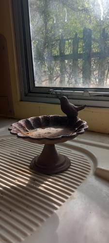 Vintage cast iron cattle horse - iron,