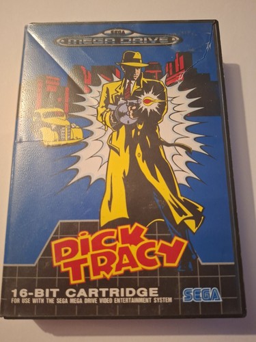 Dick tracy mega drive box - dick,