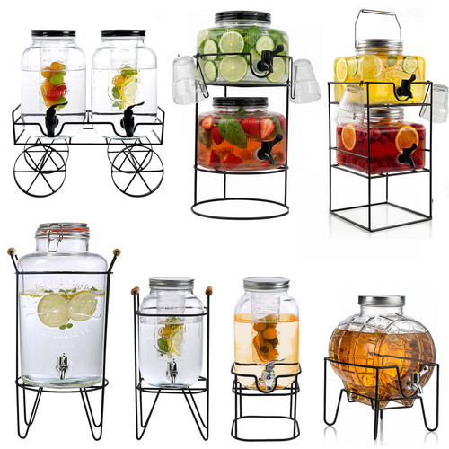 Glass vintage beverage - 4l/8l,