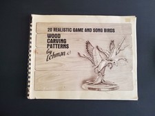 20 Realistic Game And Song Birds Wood Carving Patterns By Lehman Book