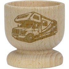 'Motor Home' Wooden Egg Cup