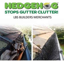 Genuine hedgehog gutter - hedgehog, brush