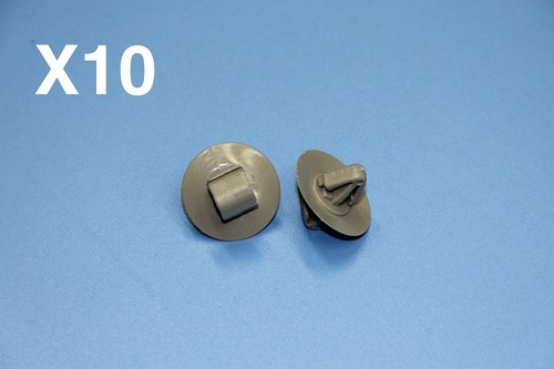 Opel grey plastic fasteners - plastic,
