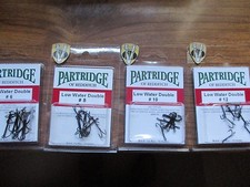 10 Partridge Low Water Salmon Double Hooks Code Q2.  All Sizes 6 to 14