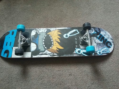 Pro skateboard black blue - hy-pro,