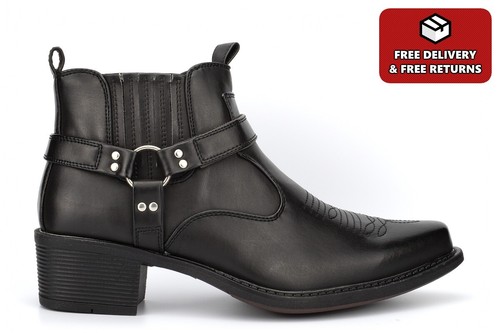 Brass mens cowboy boots - brass,