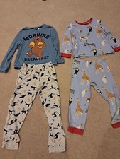 Pyjamas Boy 5-6y BluKids and Their Nibs 100% cotton bear honey morning breakfast