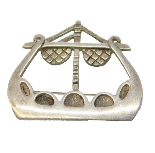 Sterling silver viking - sterling, ship