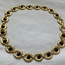 Vintage Necklace Monet Gold