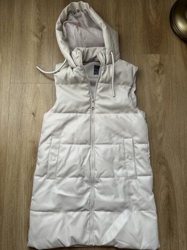 Women white hooded padded - hooded,