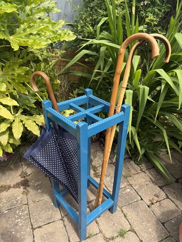Vintage wooden umbrella - umbrella, /