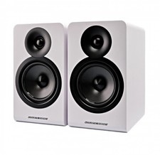 Acoustic Energy AE100 Mk2 Loudspeakers. White.