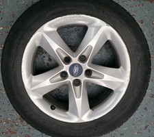 Ford Focus Mk2 Facelift 16" 5 Spoke Alloy Wheel & Tyre 205 55 R16 Dot 1423 5.2mm