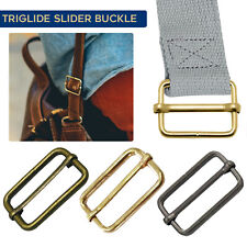 Metal Triglide Adjustable Slider Buckle 38mm Webbing For Bag Leather Bag Strap